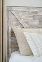 Load image into Gallery viewer, Hodanna Whitewash Queen Crossbuck Panel Bed