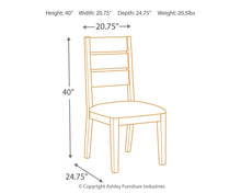 Load image into Gallery viewer, Grindleburg - Dining Uph Side Chair (2/cn)