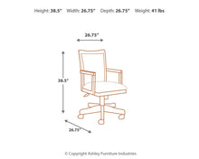 Load image into Gallery viewer, Hamlyn - Home Office Swivel Desk Chair