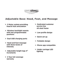Load image into Gallery viewer, Head-foot - Adjustable Base