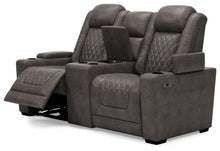 Load image into Gallery viewer, Hyllmont - Pwr Rec Loveseat/con/adj Hdrst