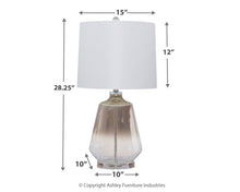 Load image into Gallery viewer, Jaslyn - Glass Table Lamp (1/cn)
