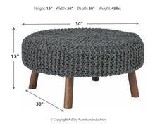 Load image into Gallery viewer, Jassmyn - Oversized Accent Ottoman