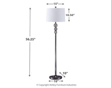 Load image into Gallery viewer, Joaquin - Crystal Floor Lamp (1/cn)
