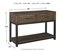 Load image into Gallery viewer, Johurst - Sofa Table