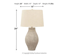 Load image into Gallery viewer, Layal - Paper Table Lamp (1/cn)