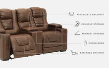 Load image into Gallery viewer, Owner's - Pwr Rec Loveseat/con/adj Hdrst