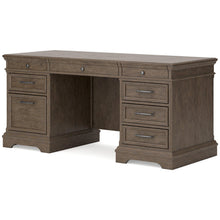 Load image into Gallery viewer, Janismore Weathered Gray Home Office Desk