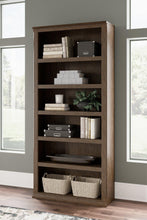 Load image into Gallery viewer, Janismore Weathered Gray Large Bookcase