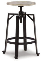 Load image into Gallery viewer, Karisslyn Whitewash/Black Counter Height Stool (Set of 2)