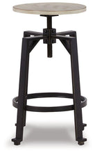 Load image into Gallery viewer, Karisslyn Whitewash/Black Counter Height Stool (Set of 2)