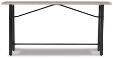 Load image into Gallery viewer, Karisslyn Whitewash/Black Long Counter Table