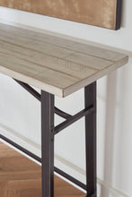 Load image into Gallery viewer, Karisslyn Whitewash/Black Long Counter Table