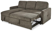 Load image into Gallery viewer, Kerle Charcoal 2-Piece Sectional with Pop Up Bed