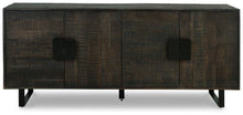 Load image into Gallery viewer, Kevmart Grayish Brown/Black Accent Cabinet