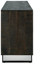 Load image into Gallery viewer, Kevmart Grayish Brown/Black Accent Cabinet