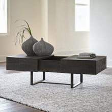 Load image into Gallery viewer, Kevmart Grayish Brown/Black Coffee Table