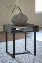 Load image into Gallery viewer, Kevmart Grayish Brown/Black End Table