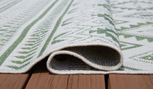 Load image into Gallery viewer, Kierick Green/Cream 7'10" x 9'10" Rug