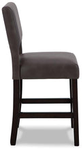 Load image into Gallery viewer, Leektree Gray/Brown Counter Height Bar Stool