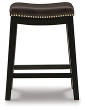 Load image into Gallery viewer, Lemante Dark Brown Counter Height Bar Stool (Set of 2)