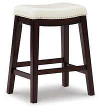 Load image into Gallery viewer, Lemante Ivory/Brown Counter Height Bar Stool