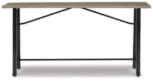 Load image into Gallery viewer, Lesterton Light Brown/Black Long Counter Table