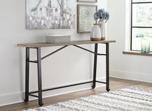 Load image into Gallery viewer, Lesterton Light Brown/Black Long Counter Table