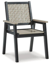 Load image into Gallery viewer, Mount Valley Driftwood/Black Arm Chair (set Of 2)
