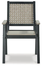 Load image into Gallery viewer, Mount Valley Driftwood/Black Arm Chair (set Of 2)