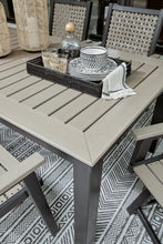 Load image into Gallery viewer, Mount Valley Driftwood/Black Outdoor Dining Table