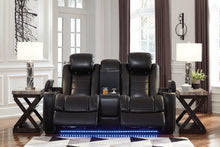 Load image into Gallery viewer, Party Time Midnight Reclining Sofa and Loveseat