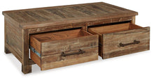 Load image into Gallery viewer, Randale Distressed Brown Coffee Table