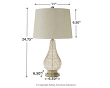 Load image into Gallery viewer, Latoya - Glass Table Lamp (1/cn)