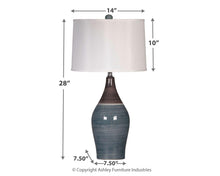 Load image into Gallery viewer, Niobe - Ceramic Table Lamp (2/cn)