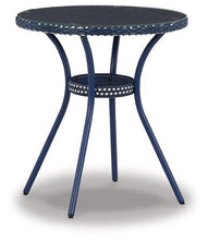 Load image into Gallery viewer, Odyssey Blue Outdoor Table and Chairs (Set of 3)