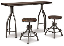 Load image into Gallery viewer, Odium Counter Height Dining Table and Bar Stools (Set of 3)