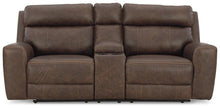 Load image into Gallery viewer, Roman Power Reclining Loveseat with Console