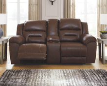 Load image into Gallery viewer, Stoneland - Dbl Rec Pwr Loveseat W/console