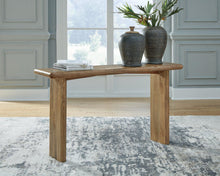 Load image into Gallery viewer, Lawland Light Brown Sofa Table