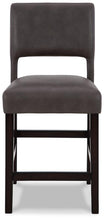 Load image into Gallery viewer, Leektree Gray/Brown Counter Height Bar Stool