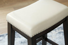 Load image into Gallery viewer, Lemante Ivory/Brown Bar Height Bar Stool