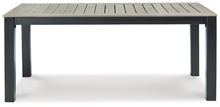 Load image into Gallery viewer, Mount Valley Driftwood/Black Outdoor Dining Table