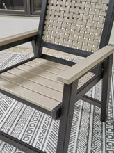 Load image into Gallery viewer, Mount Valley Driftwood/Black Arm Chair (set Of 2)
