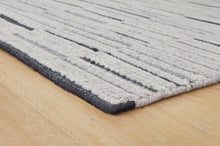 Load image into Gallery viewer, Pomfret Black/Cream/Gray 7'8" x 10' Rug