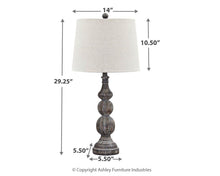 Load image into Gallery viewer, Mair - Poly Table Lamp (2/cn)
