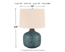 Load image into Gallery viewer, Malthace - Metal Table Lamp (1/cn)
