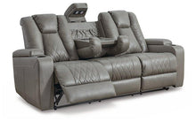 Load image into Gallery viewer, Mancin Reclining Sofa with Drop Down Table