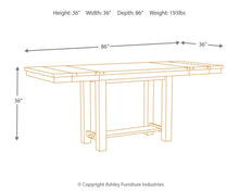 Load image into Gallery viewer, Moriville - Rect Drm Counter Ext Table