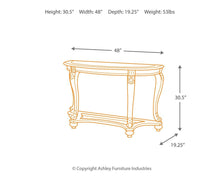 Load image into Gallery viewer, Norcastle - Sofa Table